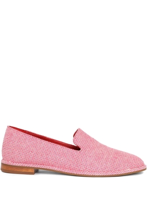 Sarah Chofakian Brunch woven loafers - Pink