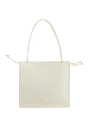 Coccinelle medium Dulse tote bag - White