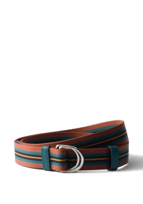 Prada woven nylon belt - Brown