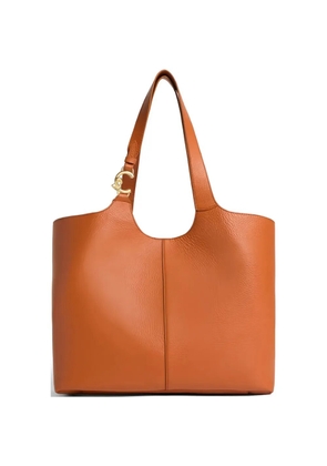 Coccinelle large C-Easy tote bag - Brown