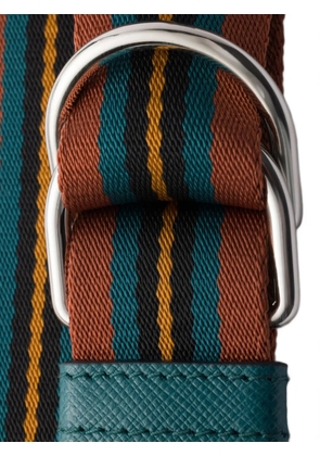 Prada woven nylon belt - Brown