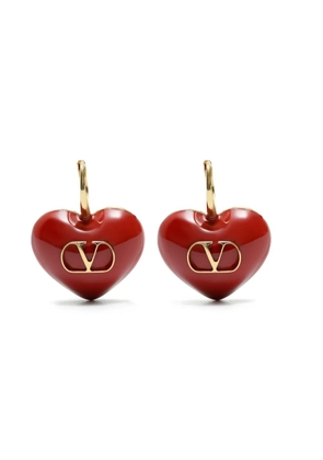 Valentino Garavani Coeur Royal earrings - Red