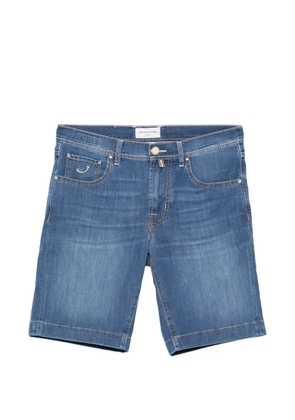 Jacob Cohën logo-patch shorts - Blue