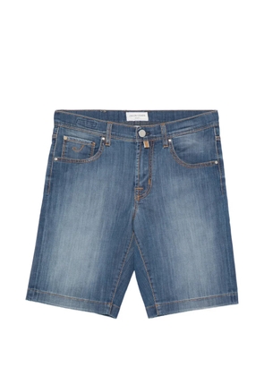 Jacob Cohën logo-patch shorts - Blue