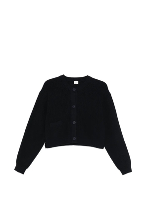 C.T.PLAGE button knit cardigan - Black
