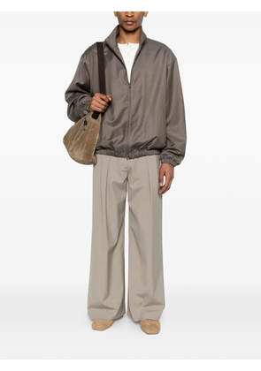 ssstein zip-up wool jacket - Grey