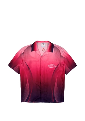 Casablanca gradient cuban collar shirt - Pink