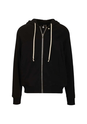 Rick Owens zip hooded sweatshirt - Black