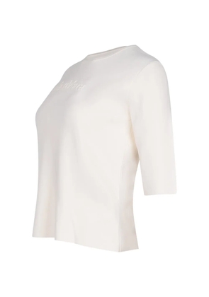 Max Mara three-quarter-sleeve T-shirt - White