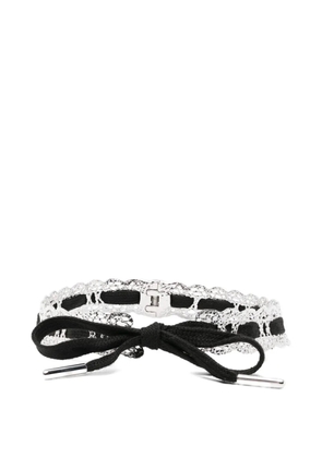 YVMIN lace-tie choker - Silver