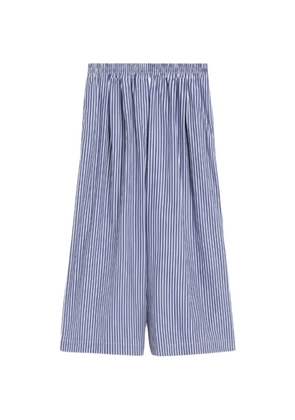 Weekend Max Mara cropped striped trousers - Blue