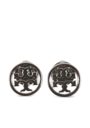 Tory Burch logo-detail stud earrings - Silver