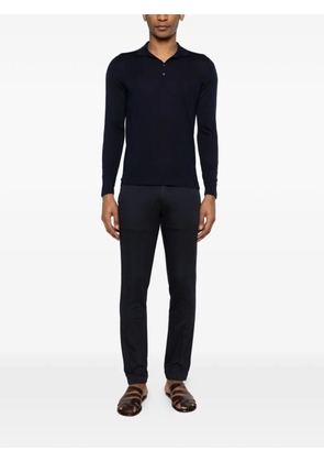 Drumohr navy polo shirt - Blue