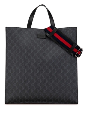 Gucci Pre-Owned 2000-2015 GG Supreme Convertible Soft Tote satchel - Black