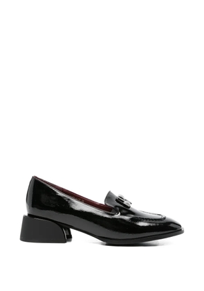 LINDA BAUMANN metal-embellished loafers - Black