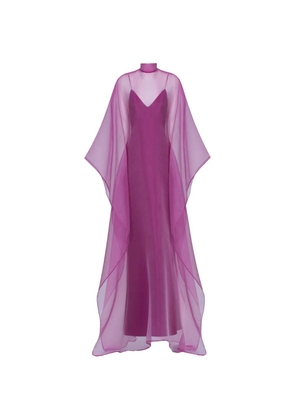 Taller Marmo Sphinx high-neck kaftan dress - Pink