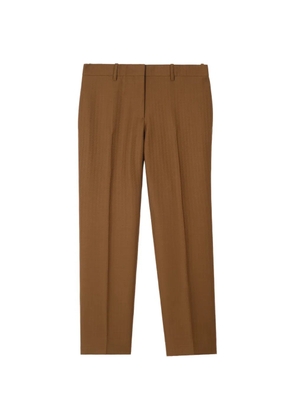 Burberry wool mohair tailored trousers - Brown