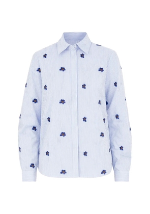 I BLUES Iblbroncio floral striped shirt