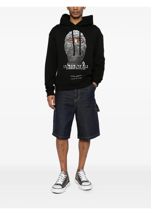 Ih Nom Uh Nit printed hoodie - Black