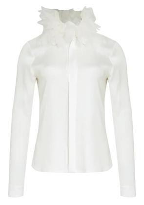Gloria Coelho floral-motif shirt - White