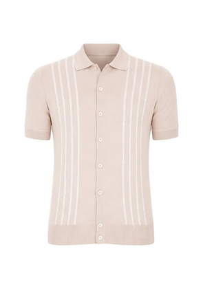 Gran Sasso vertical-stripe shirt - Pink
