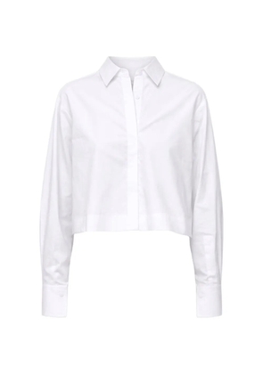 Simkhai Kacey lace cotton shirt - White