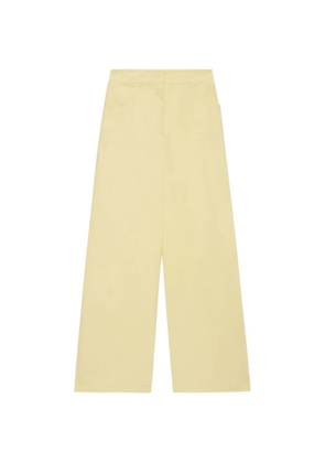 MSGM wide-leg palazzo pants - Yellow