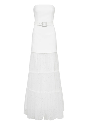 Rebecca Vallance Mirabella strapless maxi dress - White