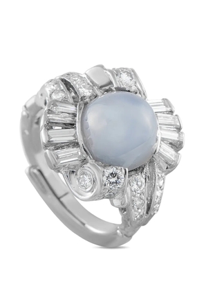 LB Exclusive sapphire diamond ring - Silver