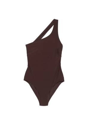 BONDI BORN Colette one-shoulder swimsuit - Brown