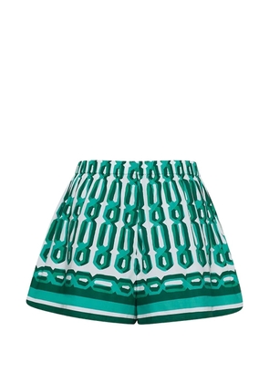 Cara Cara Roxy geometric print shorts - White