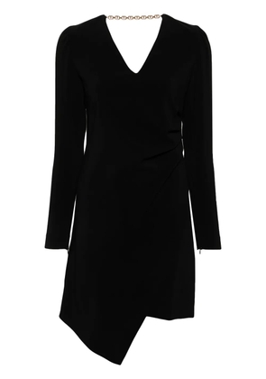 TWINSET Oval T chain mini dress - Black