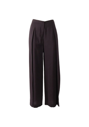 Emporio Armani wide-leg trousers - Brown