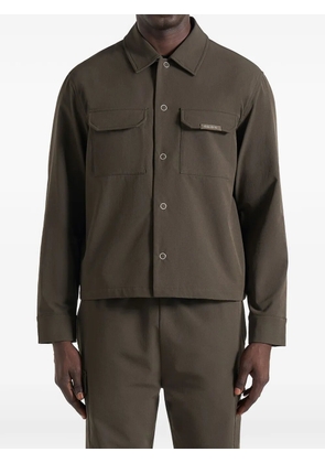 Manière De Voir magnetic pocket cargo jacket - Brown