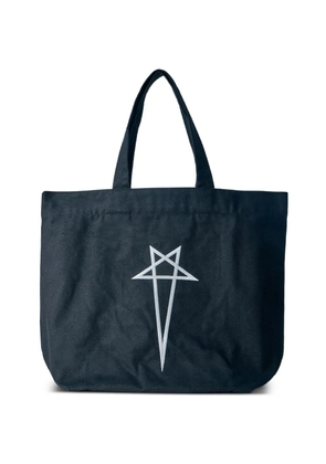 Rick Owens x Champion graphic-print canvas tote bag - Black