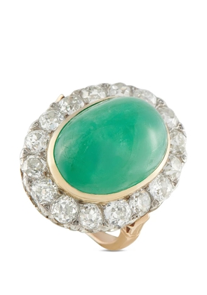 LB Exclusive diamond emerald ring - Pink