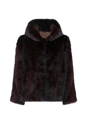 IACOPA faux fur jacket - Brown