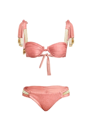 Del Maar crochet bikini top - Pink
