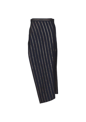 Vivienne Westwood striped button skirt - Blue