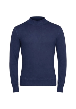 Gran Sasso mock-neck sweater - Blue