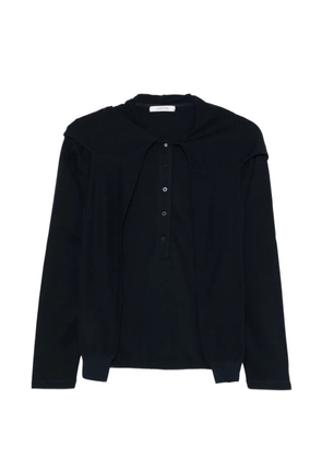 Dorothee Schumacher Sporty Romance buttoned top - Black