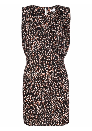Patrizia Pepe animal print dress - Black