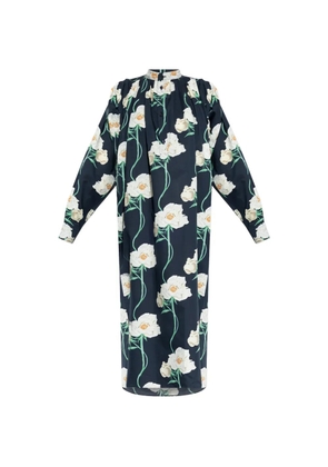 Kenzo floral button dress - Blue