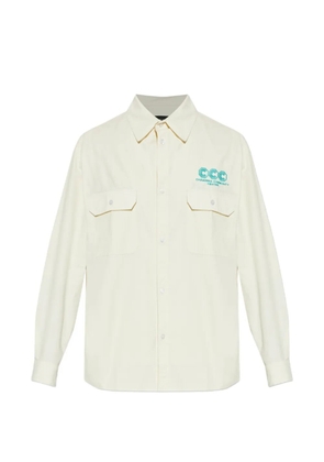 Willy Chavarria chest-pocket buttoned shirt - Neutrals