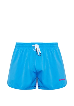 DSQUARED2 drawstring logo swimming shorts - Blue