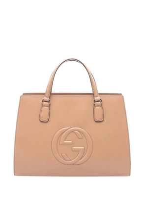 Gucci Pre-Owned 2016-2026 Leather GG Soho handbag - Brown