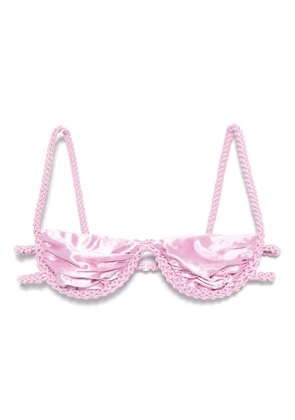 Isa Boulder Fullchain bikini top - Pink
