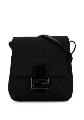 Fendi Pre-Owned 2000-2010 Zucchino Canvas crossbody bag - Black
