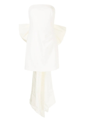 Rebecca Vallance Daphne bow-detail mini dress - White