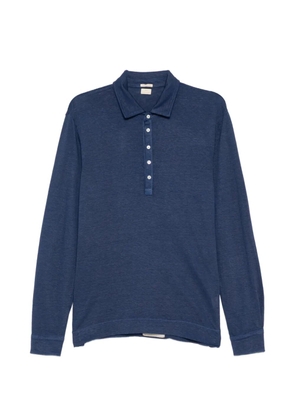 Massimo Alba long-sleeve polo shirt - Blue